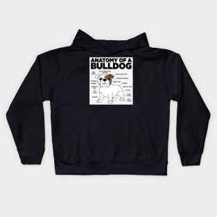 Anatomy of a Bulldog Kids Hoodie